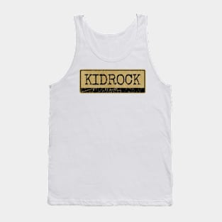 Aliska text black retro - Kidrock Tank Top